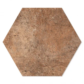 Hexagon Klinker <strong>Abadía</strong>  Brun 25x22 cm