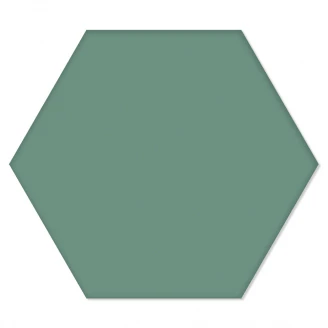 Hexagon Klinker <strong>Minimalist</strong>  Grön 25x22 cm