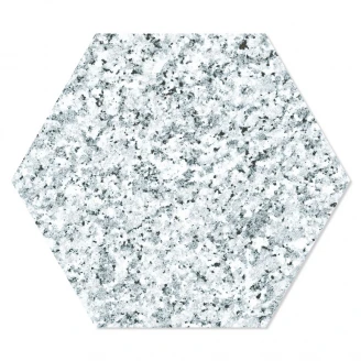 Hexagon Klinker <strong>Granite</strong>  Vit 25x22 cm