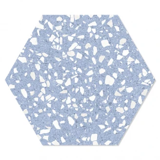 Hexagon Klinker <strong>Venice Spark</strong>  Blå 25x22 cm