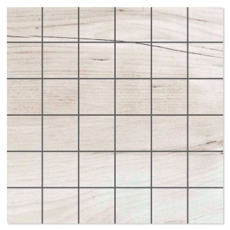 Mosaik Träklinker <strong>Salem</strong>  Ljusgrå Matt 30x30 (5x5) cm