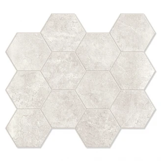 Unicomstarker Hexagon Klinker <strong>Evostone</strong>  Ivory Matt 30x34 cm