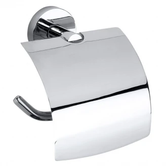 Toalettpappershållare med Lock <strong>Holmstrand</strong>  Krom