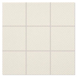 Mosaik Klinker <strong>Paintbox</strong>  Ljusbeige-Våffla Matt-Relief 30x30 (10x10) cm