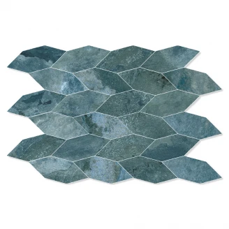Mosaik Klinker <strong>Homeslate</strong>  Blå Halvpolerad 29x38 cm