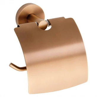 Toalettpappershållare med Lock <strong>Oslo</strong>  Koppar Matt