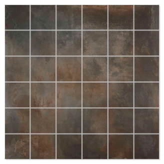 Mosaik Klinker <strong>Steelwave</strong>  Mörkgrå Matt 30x30 (5x5) cm