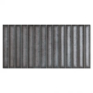 Estudio Kakel <strong>Karatsu</strong>  Charcoal Grey Blank 11.5x23 cm