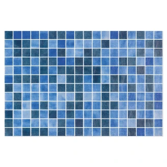 Poolmosaik <strong>Lora</strong>  Mörkblå Blank 31x47 (2.5x2.5) cm