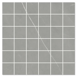 Marmor Mosaik Klinker <strong>Altamura Scandinavia</strong>  Grå Satin 30x30 (5x5) cm