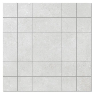 Mosaik Klinker <strong>Stonehenge</strong>  Vit Pearl Matt 30x30 (5x5) cm